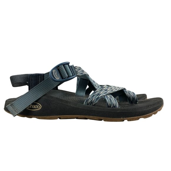 Chaco Women's Size 10 Z/Cloud Blue Wave Adjustable Outdoor Hiking Sandals - Picture 1 of 15